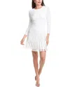 Milly Tabitha Sheer Godet Mini Dress