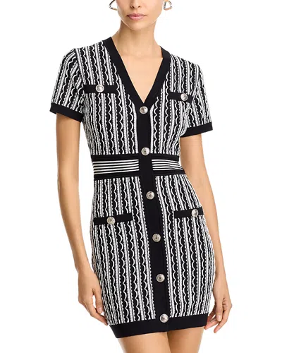 MILLY TEXTURED MINI DRESS