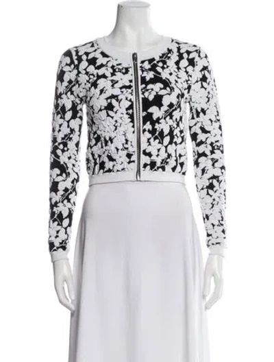 Pre-owned Milly Tie-dye Print Jacket In Black
