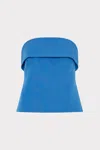 Milly Tuala Cady Sleeveless Top In Blue