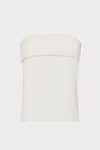 Milly Tuala Cady Sleeveless Top In Ecru