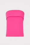Milly Tuala Cady Sleeveless Top In Fuchsia