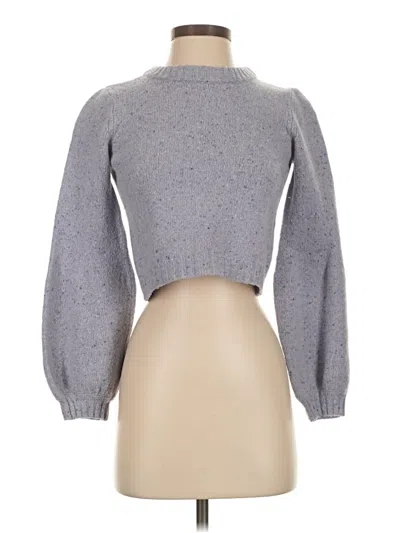 Pre-owned Milly Turtleneck Sweater In Gray