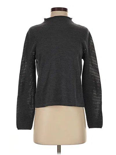 Pre-owned Milly Turtleneck Sweater In Gray