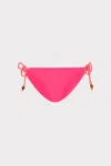 Milly Two Tone Rope Bikini Bottom In Pink