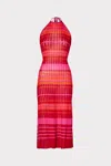 Milly Variegated Stripe Dress In Multi