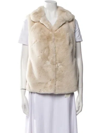 Pre-owned Milly Vest In Neutral