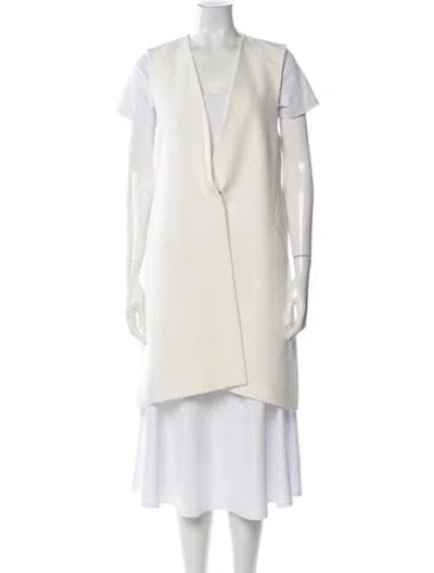Pre-owned Milly Vest In Neutral