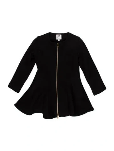 Pre-owned Milly Virgin Wool Jacket In Black