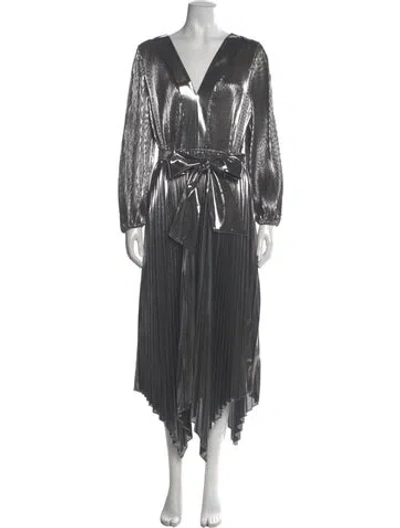 Pre-owned Milly V-neck Long Dress W/ Tags