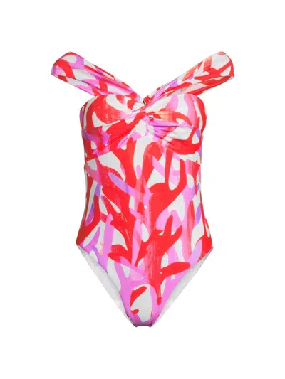 Milly Women's Betsy Under The Sea One-piece Swimsuit In Multi