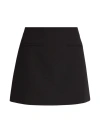 Milly Women's Cady Miniskirt In Black