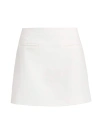 Milly Women's Cady Miniskirt In Ecru