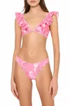 Milly Canopee Bikini Bottoms In Pink