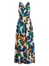 MILLY WOMEN'S CATARINA BALEARIC FLORAL MAXI DRESS