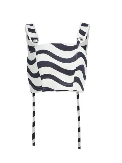 Milly Illy Lenox Printed Sleeveless Top In Multi