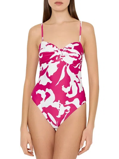 Milly Women's Lily One-piece Swimsuit In Pink