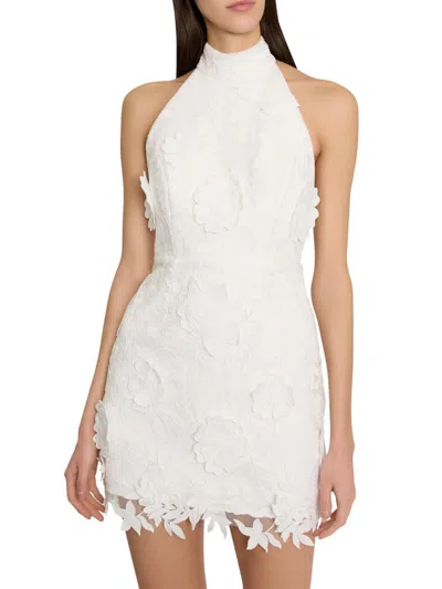 Milly Women's Olivia Rose Trellis Lace Minidress In Multi