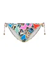 Milly Rainbow Oasis Tie Side Bottom In Multi