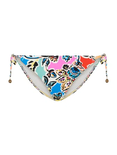 MILLY WOMEN'S RAINBOW OASIS BIKINI BOTTOM