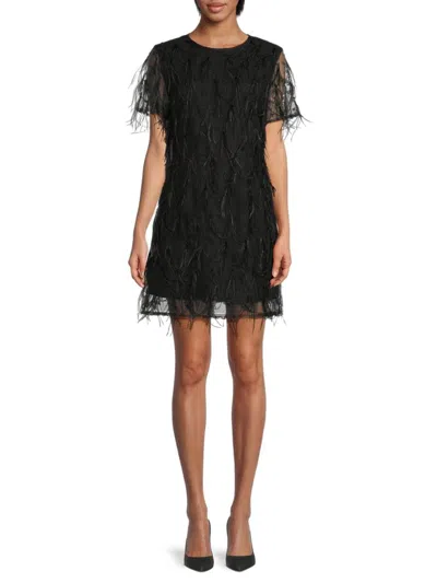 MILLY WOMEN'S RANA FEATHER MINIDRESS