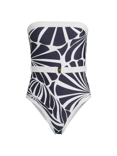 Milly Women's Ravello Abstract Kai Print One-piece Swimsuit In Multi