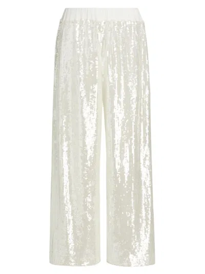 MILLY WOMEN'S REED SEQUINED PANTS