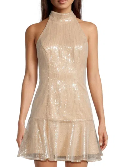 Milly Women's Rochel Sequin Minidress In Gold