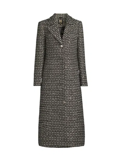 Milly Women's Sb Tweed Longline Coat