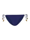 Milly Two Tone Rope Bikini Bottom In Blue