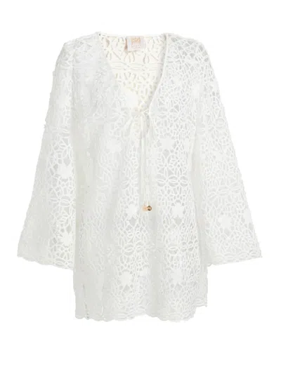Milly Women's Viara Crochet-knit Cover-up Minidress In White