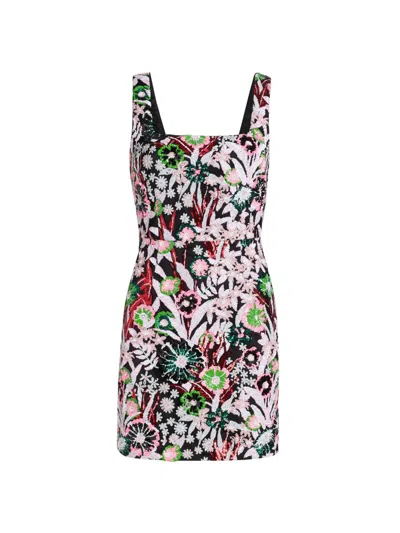 Milly Women's Wildflower Floral-sequin Minidress
