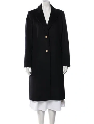 Pre-owned Milly Wool Coat W/ Tags In Black