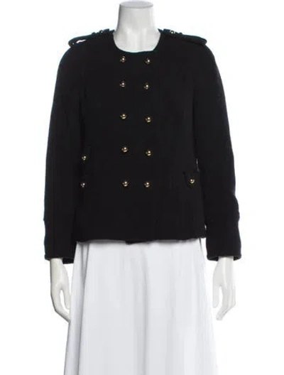 Pre-owned Milly Wool Evening Jacket In Gray