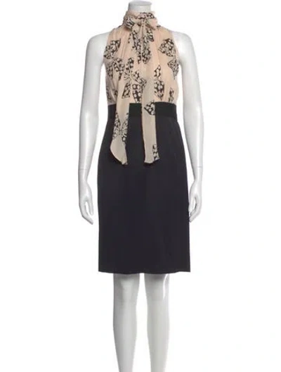 Pre-owned Milly Wool Knee-length Dress