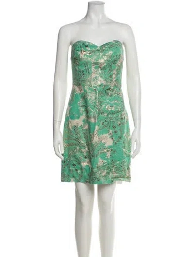 Pre-owned Milly Wool Mini Dress