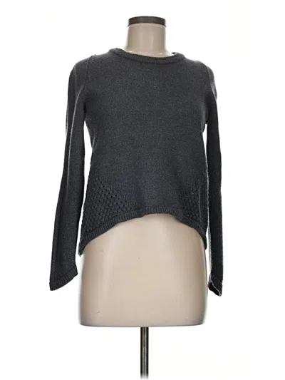 Pre-owned Milly Wool Sweater In Gray