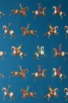 Milola Design Riding School Wallpaper In Blue
