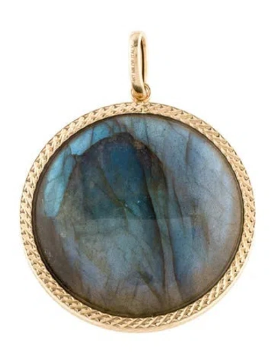 Pre-owned Milor 14k 59.15ct Labradorite Pendant In Multi