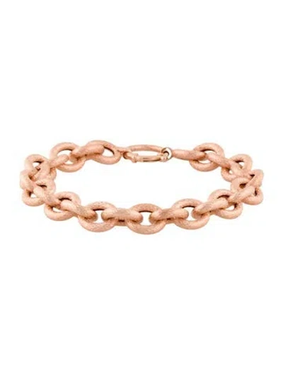 Pre-owned Milor 14k Chain Link Bracelet, 7.75" In Multi