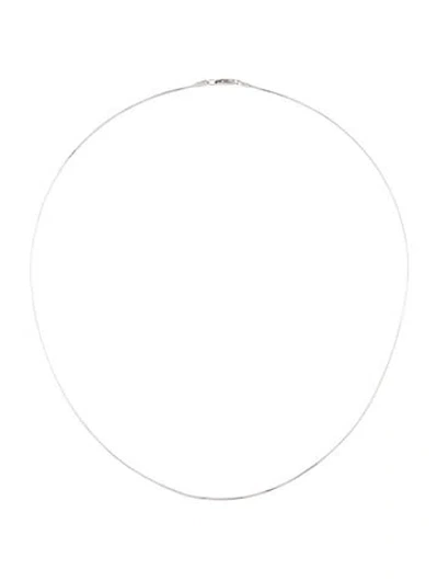 Pre-owned Milor 14k Chain Necklace, 16.5" In Multi