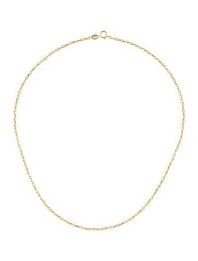 Pre-owned Milor 14k Chain Necklace, 17" In Multicolor