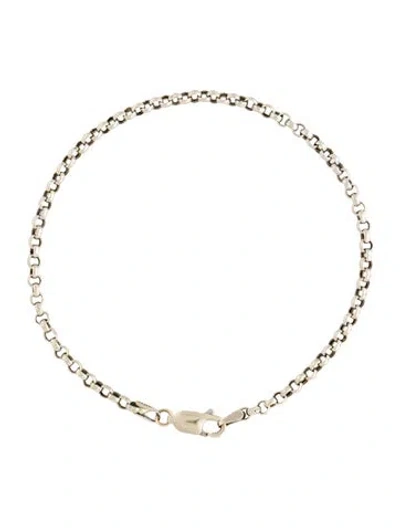 Pre-owned Milor 14k Link Bracelet, 7" In Multi