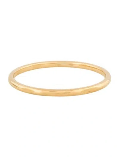 Pre-owned Milor 14k Resin-filled Bangle Bracelet, 8" In Multi