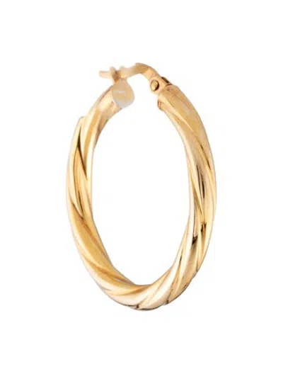 Pre-owned Milor 14k Single Hoop Earring In Multicolor