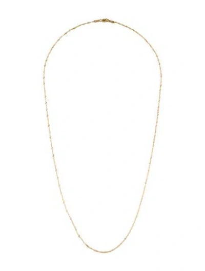 Pre-owned Milor 18k Singapore Chain Necklace, 20" In Multi