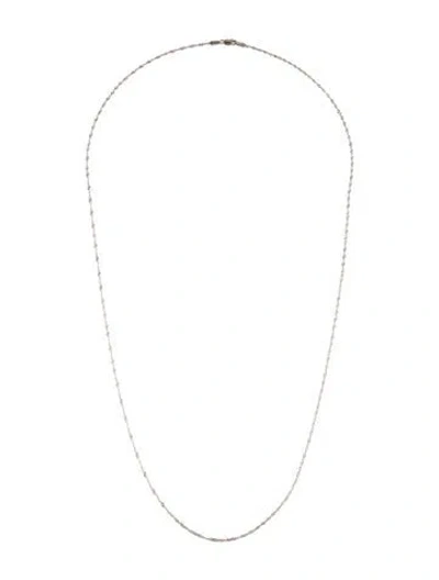 Pre-owned Milor 18k Singapore Chain Necklace, 23.75" In Multi