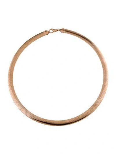 Pre-owned Milor Choker Necklace, 17.5" In Multi