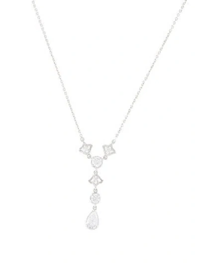 Pre-owned Milor Crystal Collar Necklace, 17" In Multi