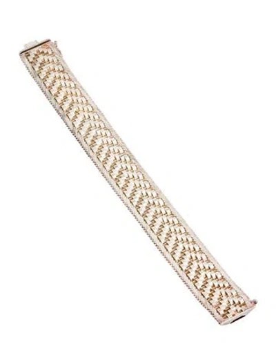 Pre-owned Milor Link Bracelet, 7.75" In Multi